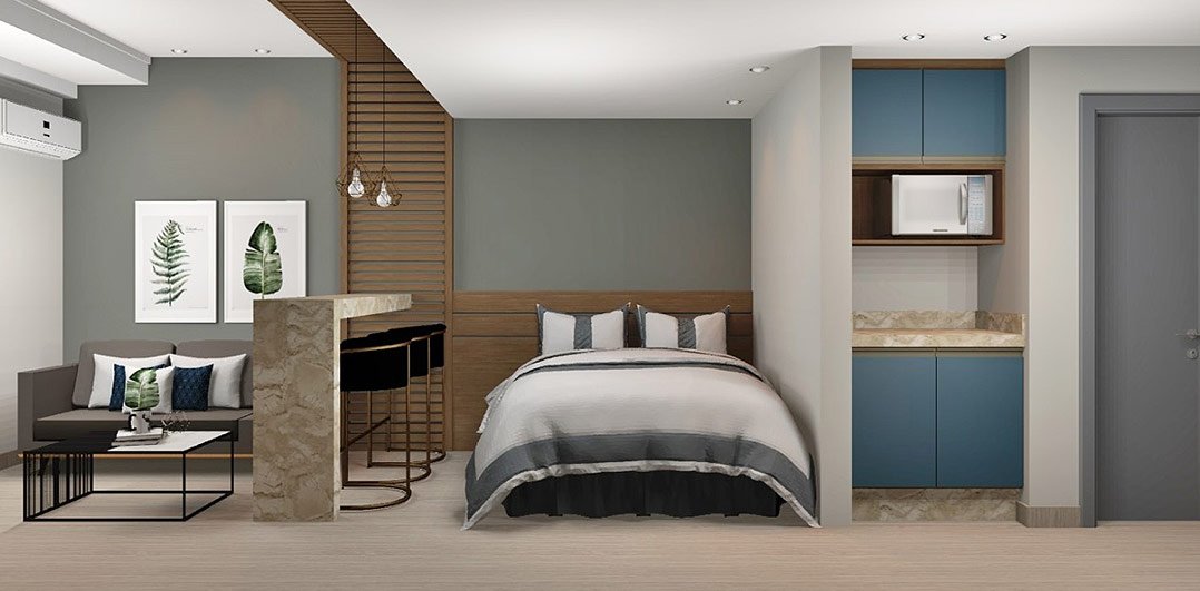 projeto de quarto 3d